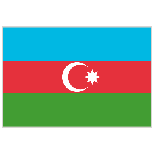 Azerbaijan Flag